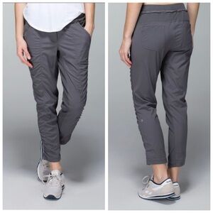 Lululemon Street To Studio Pant Unlined Pockets Minimalist Stretch Ankle Gray 12